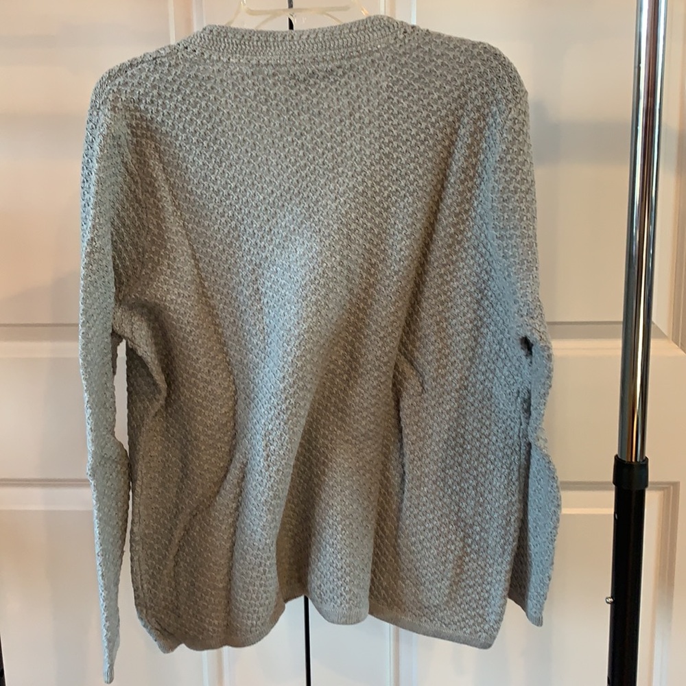 Appleseed's Knit Button Down Gray Cardigan Sweater NWT - Picture 6 of 10